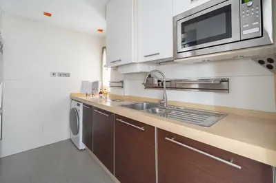 Una cocina o zona de cocina en Elegante apartamento en Barrio de Salamanca