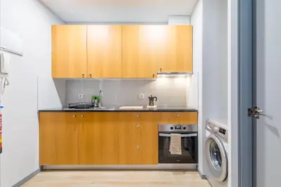 Una cocina o zona de cocina en Heima Dreams en las Letras. Alquiler temporal