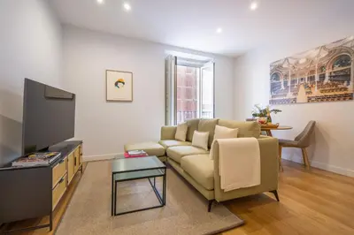 Zona de estar de Elegant Apartment in Las Letras