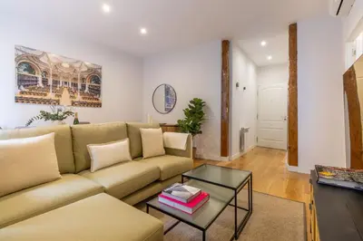 Zona de estar de Elegant Apartment in Las Letras