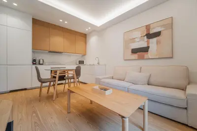 Una cocina o zona de cocina en Central Cozy -1Bedroom 1Bath-Tirso de Molina
