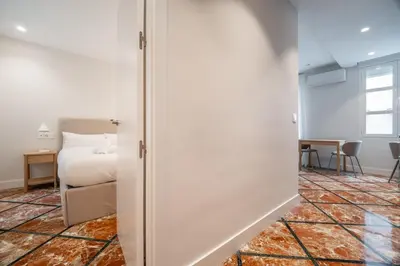 Cama o camas de una habitación en Modern bright - 1Bedroom 1Bath-Malasaña