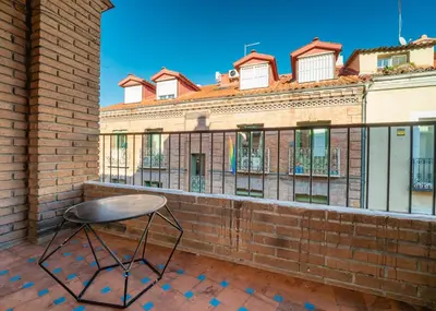 Un balcón o terraza de Comfortable central studio - Malasaña