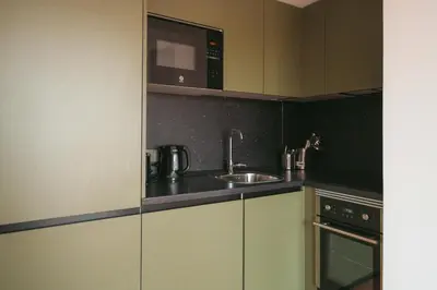 Una cocina o zona de cocina en Trees Galerías Apartments