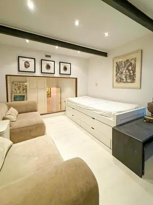 Cama o camas de una habitación en Fuencarral Grand Luxury Apartment