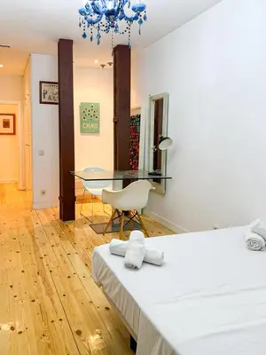 Cama o camas de una habitación en Fuencarral Grand Luxury Apartment