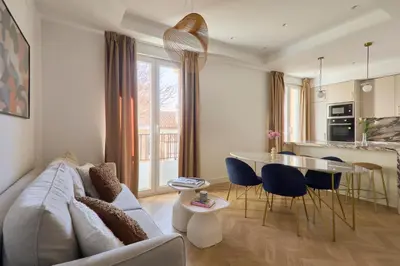 Zona de estar de Prime Luxury Flat Centro Madrid 3 Hab