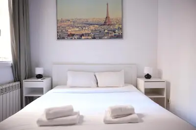 Cama o camas de una habitación en Apartamento céntrico en Chueca