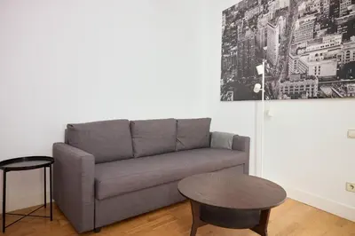Zona de estar de Apartamento céntrico en Chueca