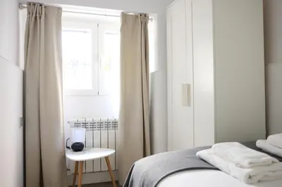 Cama o camas de una habitación en Apartamento en Calle Pez, Madrid