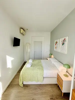 Cama o camas de una habitación en Palace View Residence 9 Balconies