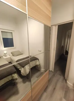 Cama o camas de una habitación en Argüelles