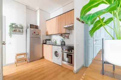 Una cocina o zona de cocina en Heima en las Letras 1D. Alquiler temporal