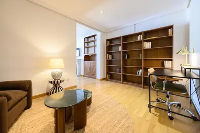 Zona de estar de FER55D - Amplio piso 3 dormitorios en Moncloa, Madrid - Alquiler temporal