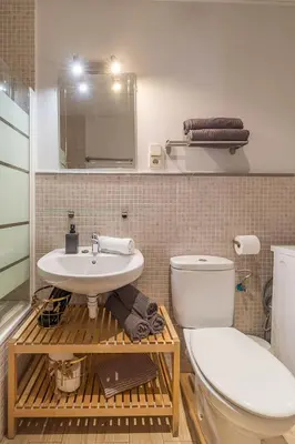Un baño de Heima en las Letras 2B. Alquiler temporal
