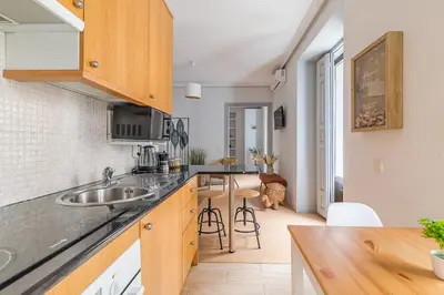Una cocina o zona de cocina en Heima en las Letras 2B. Alquiler temporal