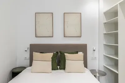 Cama o camas de una habitación en Waou El Rastro II - Alquiler Corta Duración