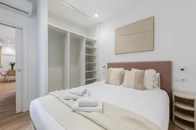 Cama o camas de una habitación en Waou El Rastro II - Alquiler Corta Duración