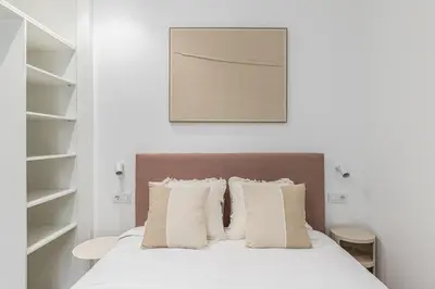 Cama o camas de una habitación en Waou El Rastro II - Alquiler Corta Duración