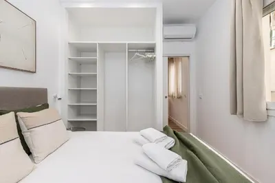 Cama o camas de una habitación en Waou El Rastro II - Alquiler Corta Duración