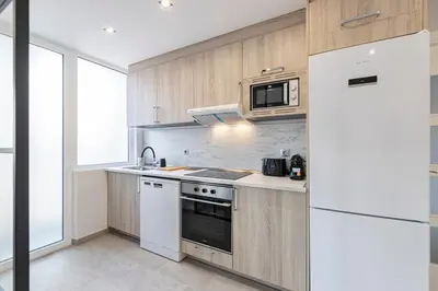 Una cocina o zona de cocina en Spacious and very bright in Prosperidad