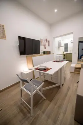 Una cocina o zona de cocina en Cozy studio in Chamberí