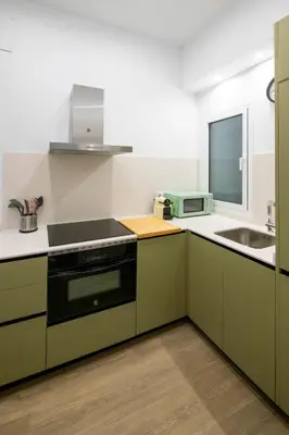 Una cocina o zona de cocina en Cozy studio in Chamberí