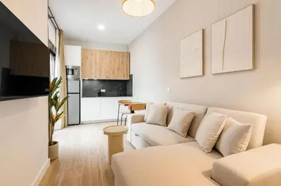 Una cocina o zona de cocina en The Madrid Studios by Charming