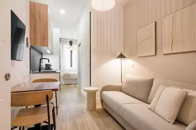 Zona de estar de The Madrid Studios by Charming