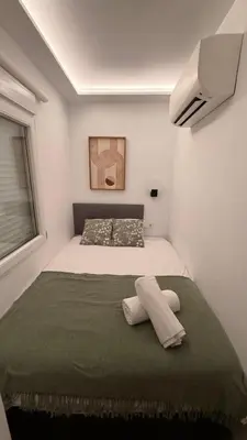 Cama o camas de una habitación en Habitación Puerta del Sol B
