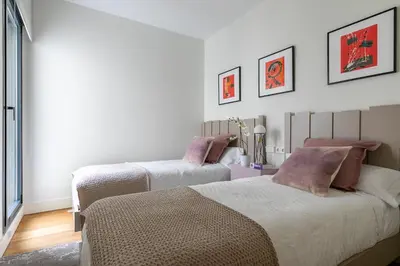 Cama o camas de una habitación en Cituspace Alcalá