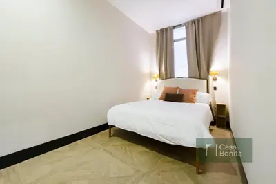 Cama o camas de una habitación en Tu Casa Bonita en Hernán Cortés