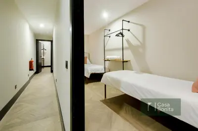 Cama o camas de una habitación en Tu Casa Bonita en Hernán Cortés