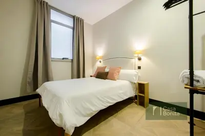 Cama o camas de una habitación en Tu Casa Bonita en Hernán Cortés