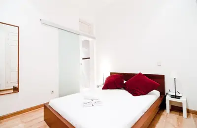 Cama o camas de una habitación en Gran Via III