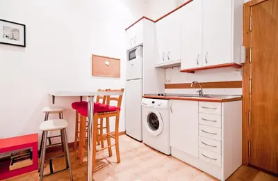 Una cocina o zona de cocina en Gran Via III
