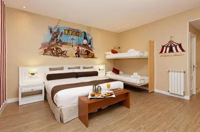 Cama o camas de una habitación en Grupotel Mayorazgo