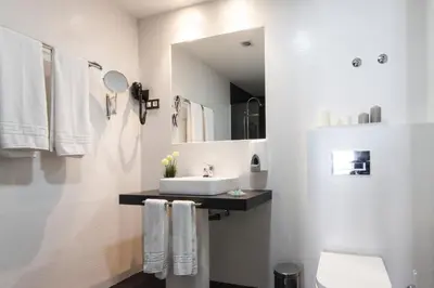 Un baño de Hostal Overnight Madrid