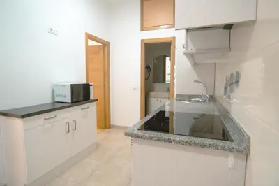Una cocina o zona de cocina en Smartr Madrid Chueca