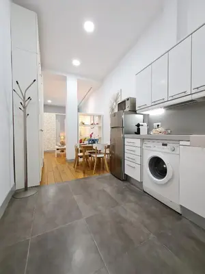 Una cocina o zona de cocina en Madrid Sol Home