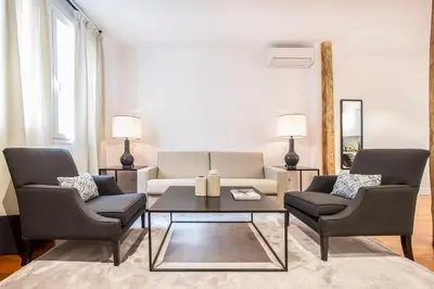 Zona de estar de Slow Suites Augusto