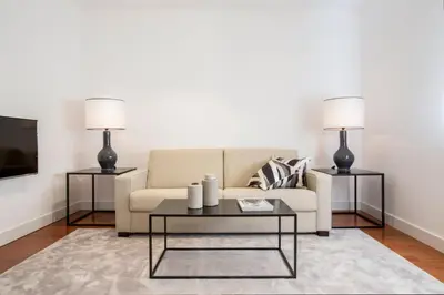 Zona de estar de Slow Suites Augusto