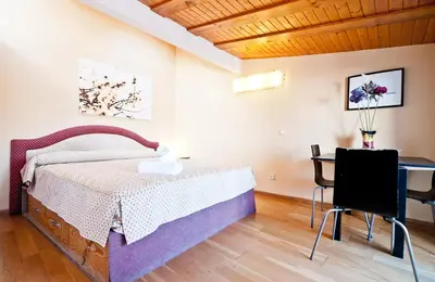 Cama o camas de una habitación en Puerta del Sol VI
