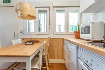 Una cocina o zona de cocina en Apartment Torrecilla
