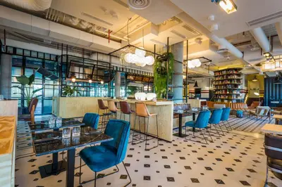 Zona de estar de Only YOU Hotel Atocha