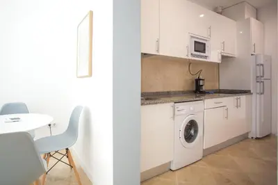 Una cocina o zona de cocina en Apartment in Malasaña