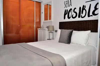 Cama o camas de una habitación en Madrid House Rooms