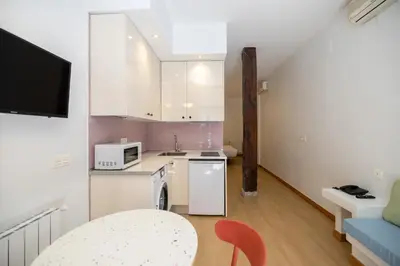 Una cocina o zona de cocina en Oriente Suites