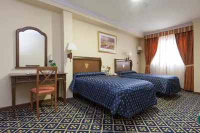 Cama o camas de una habitación en Agora Juan de Austria