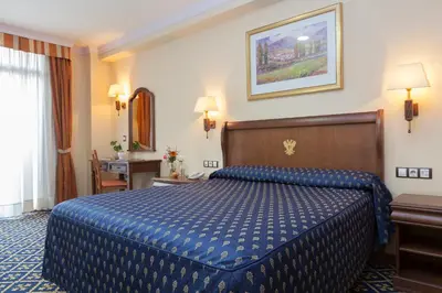 Cama o camas de una habitación en Agora Juan de Austria